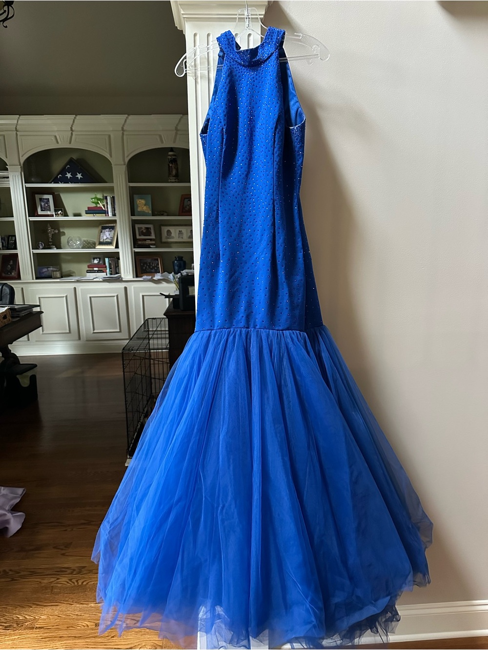 Sherri Hill Royal Blue Mermaid Prom Dress